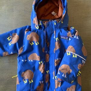 Kids Patagonia 3-in-1 Jacket Buffalo Print  (size 2T)